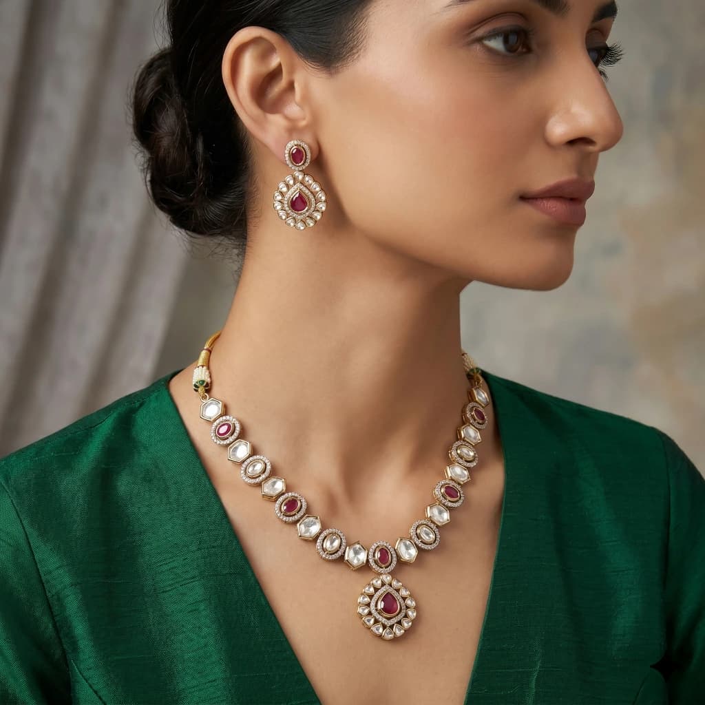 Noor Royale Necklace Set image 2