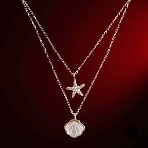 Oceania Celeste Layered Necklace image 1