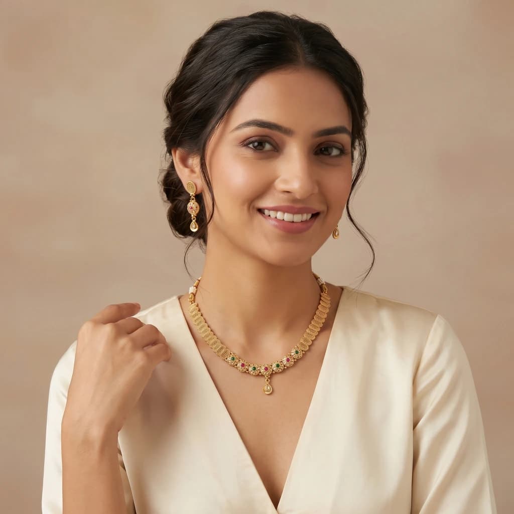 The Vedika Heritage Choker Set image 1