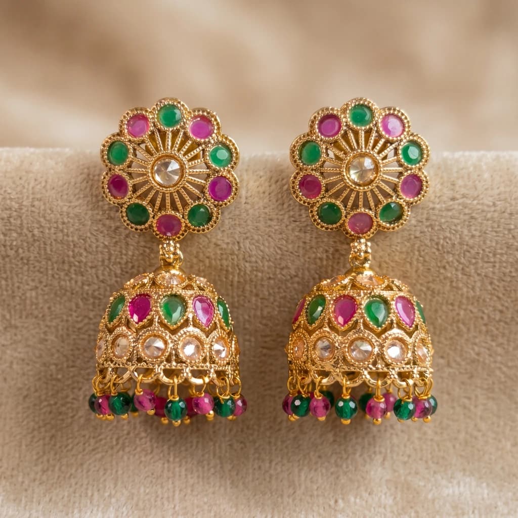 Veda Heritage Jhumkas image 1