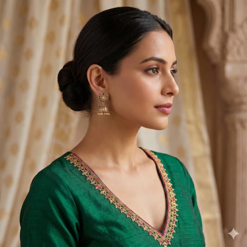 Veda Heritage Jhumkas image 2