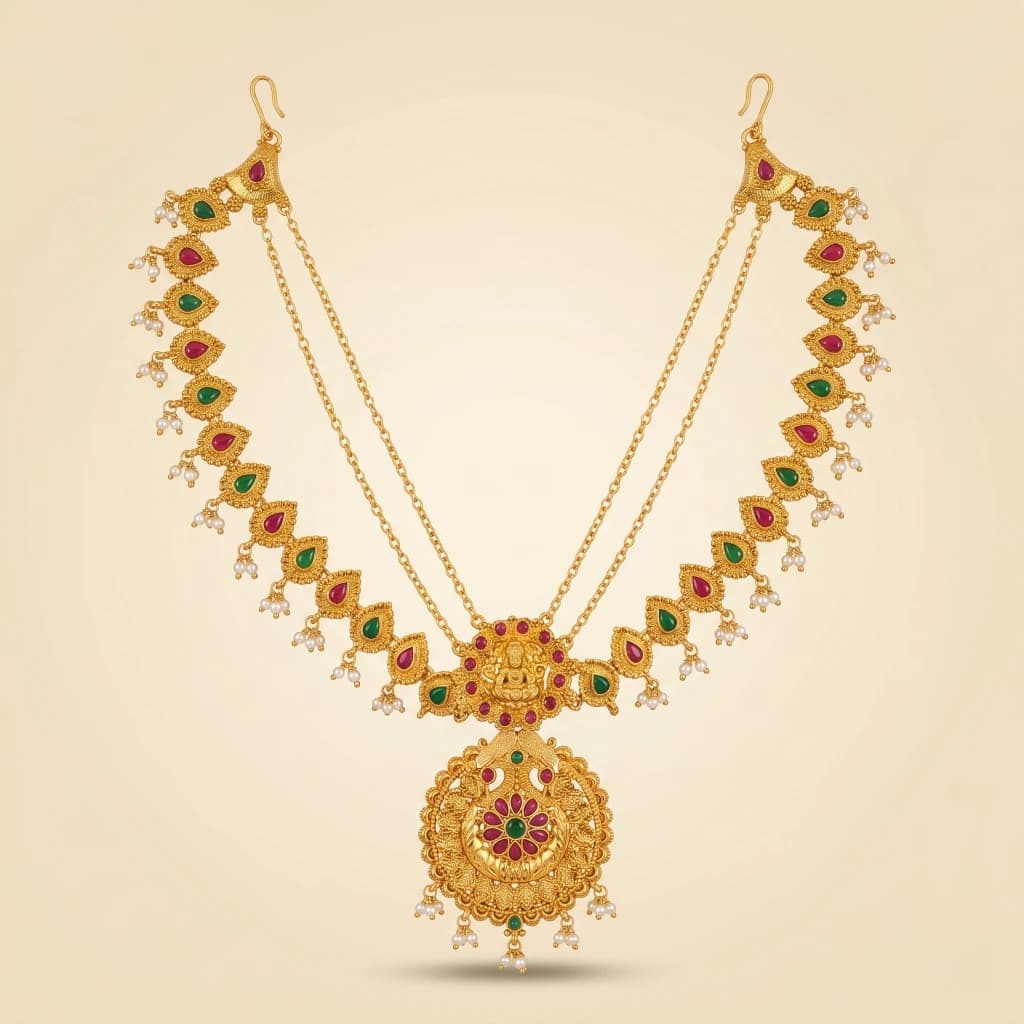 QDORA Gold Kemp Temple Chain Juda Pin image 1