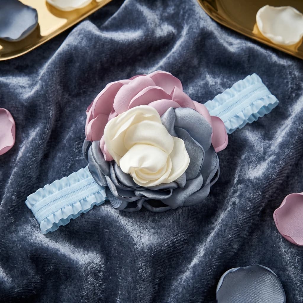 QDORA Multicolor Floral Fabric Headband image 2