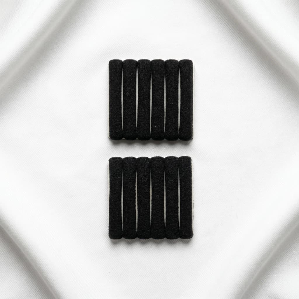QDORA Black Nylon Elastic Hair Ties Set image 1